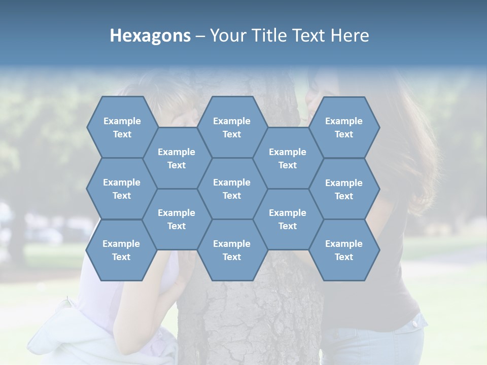 Friends In The Park PowerPoint Template