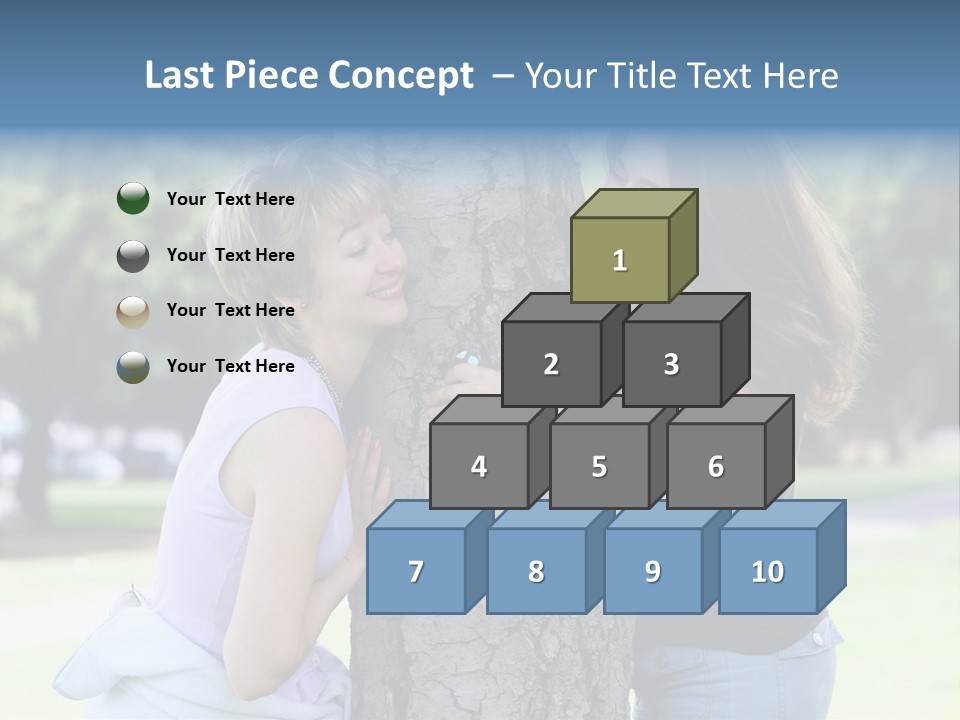 Friends In The Park PowerPoint Template