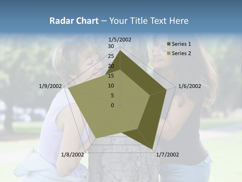 Friends In The Park PowerPoint Template