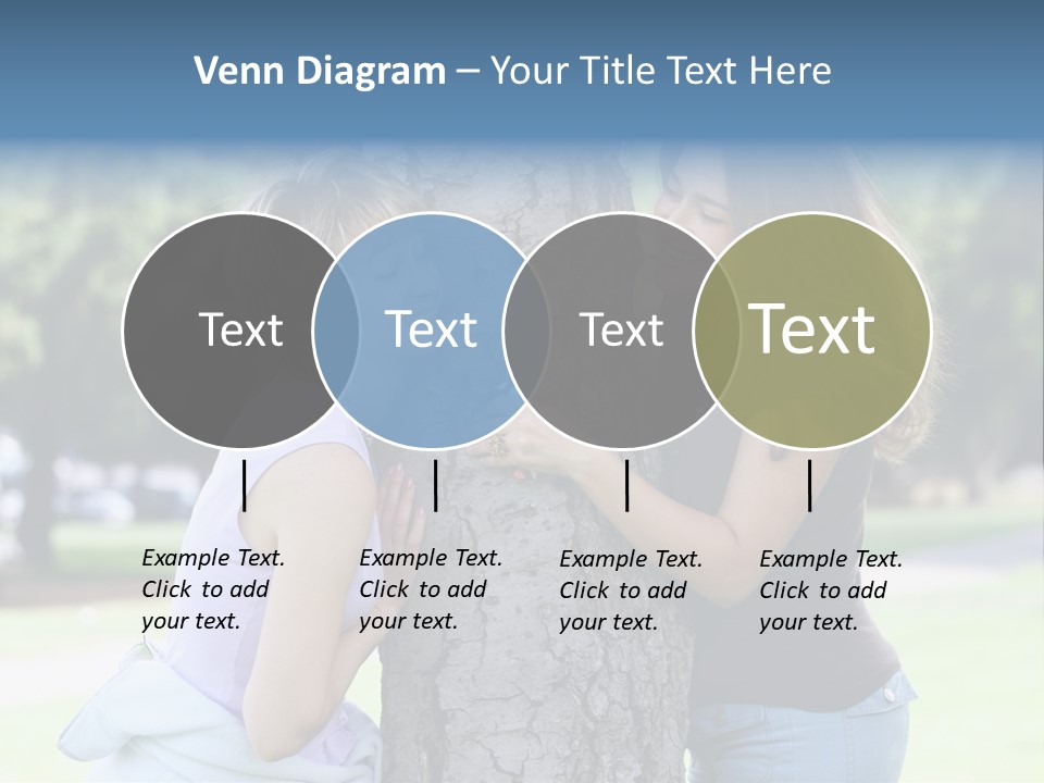 Friends In The Park PowerPoint Template