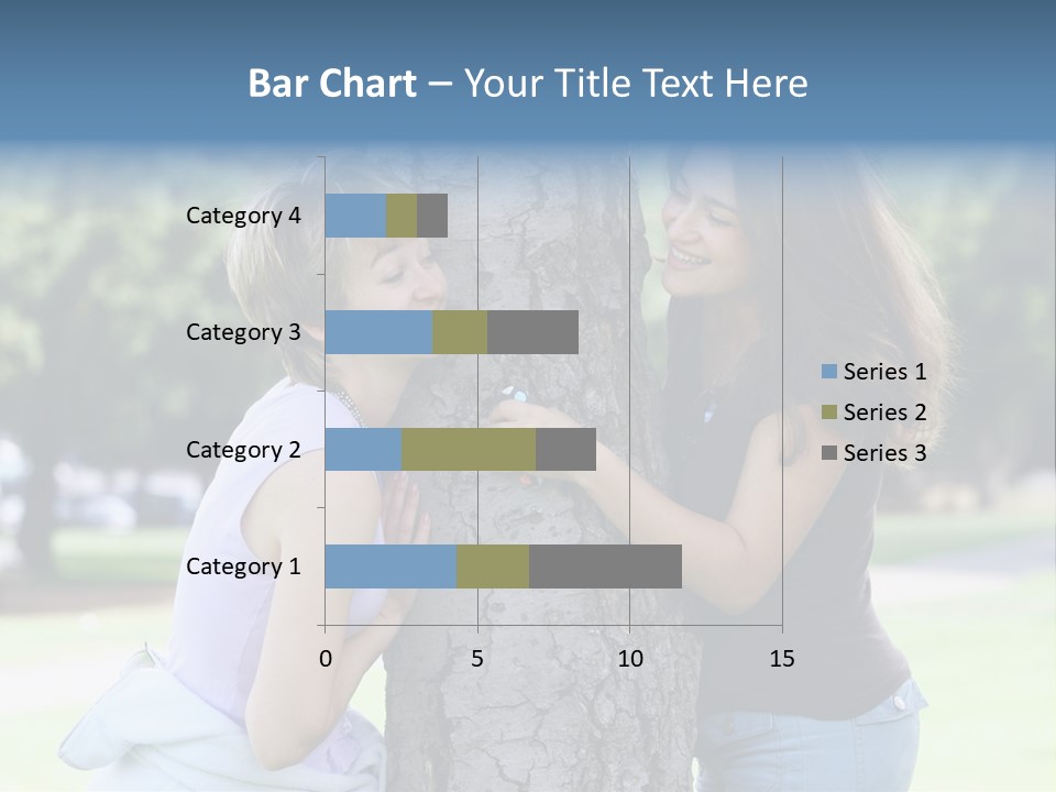 Friends In The Park PowerPoint Template