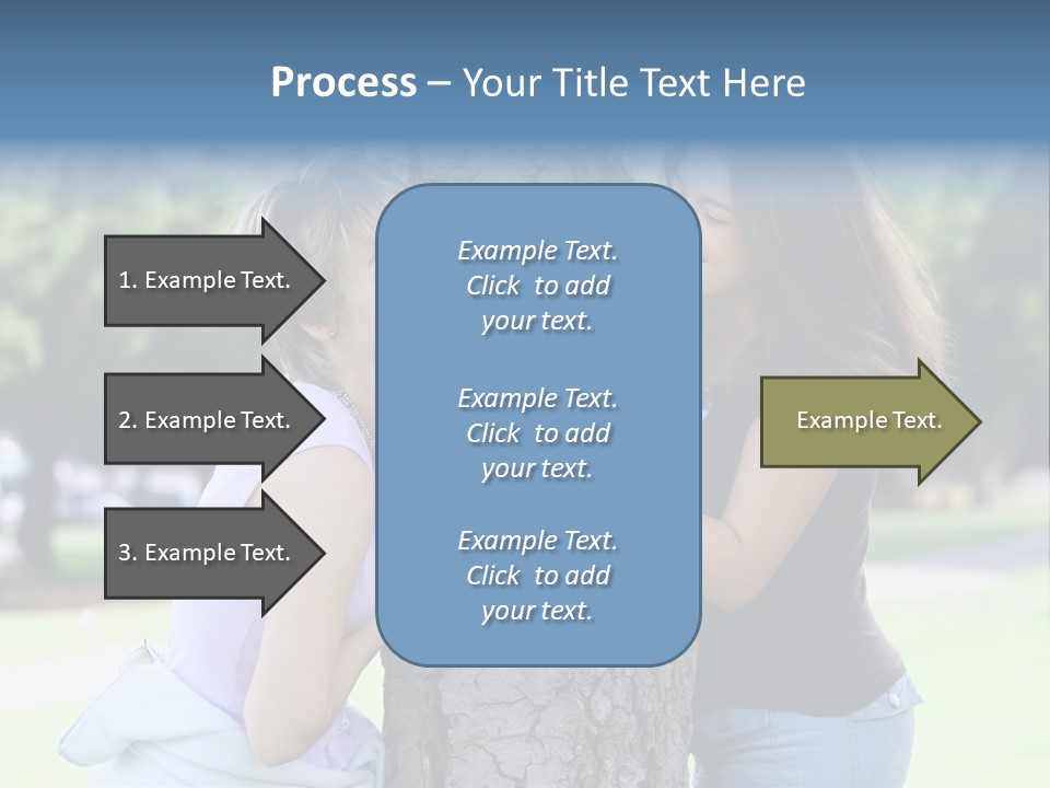 Friends In The Park PowerPoint Template