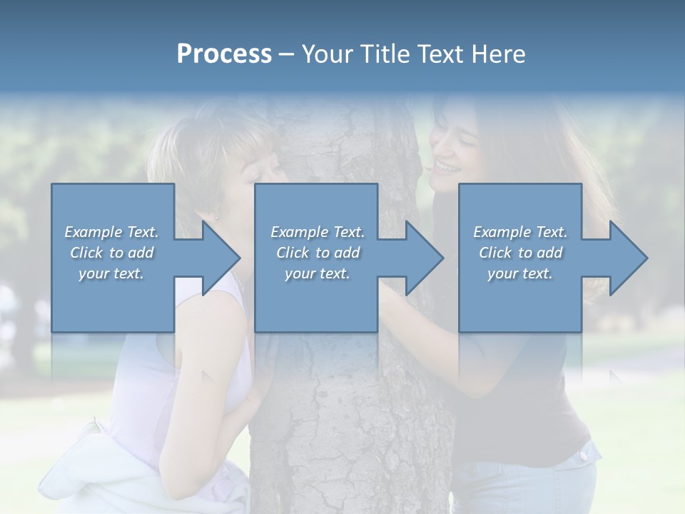 Friends In The Park PowerPoint Template
