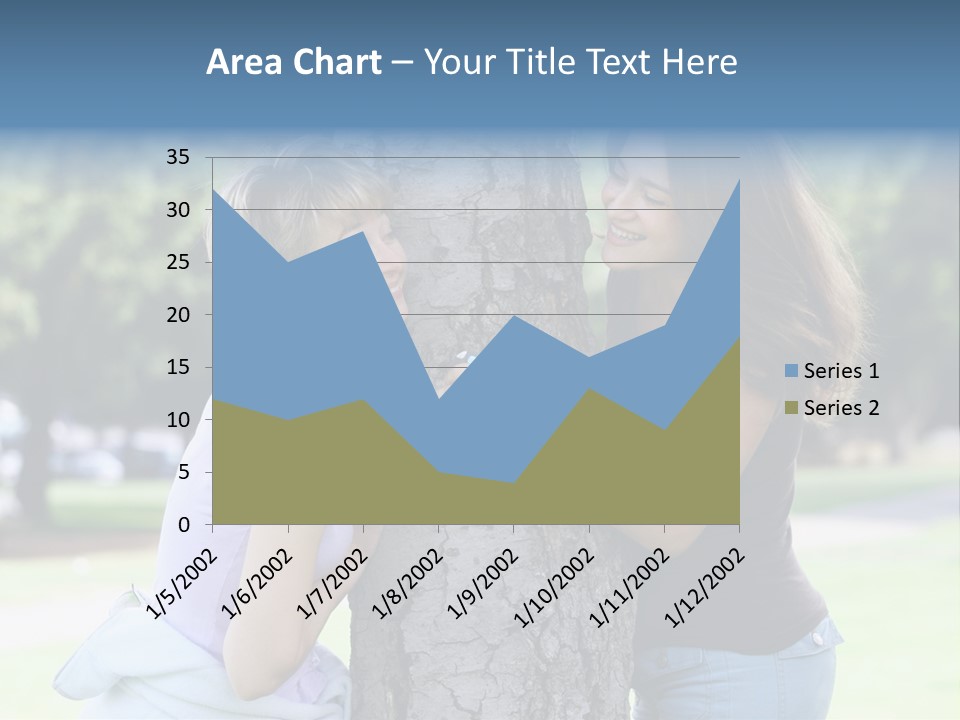 Friends In The Park PowerPoint Template