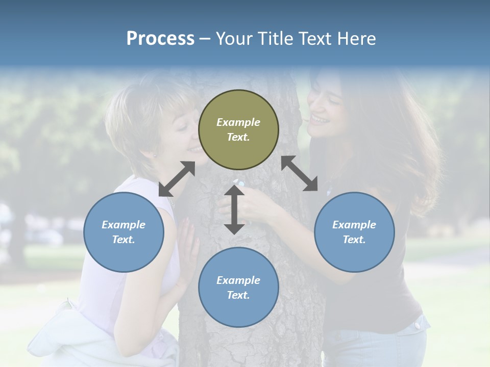 Friends In The Park PowerPoint Template