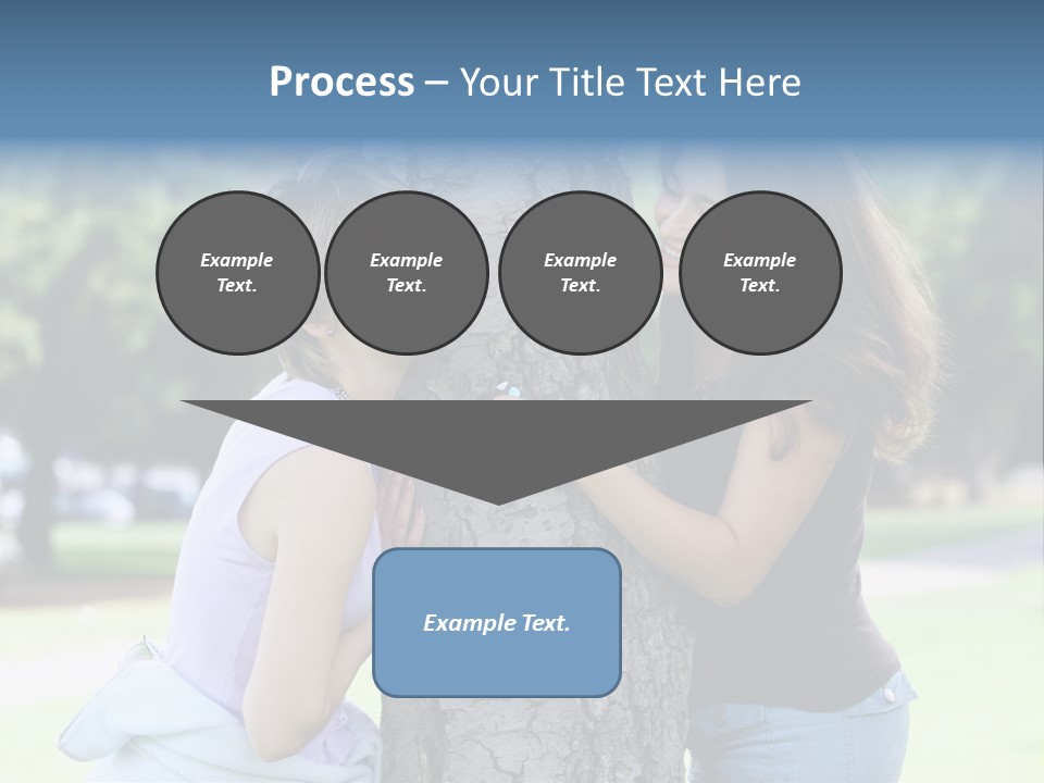 Friends In The Park PowerPoint Template