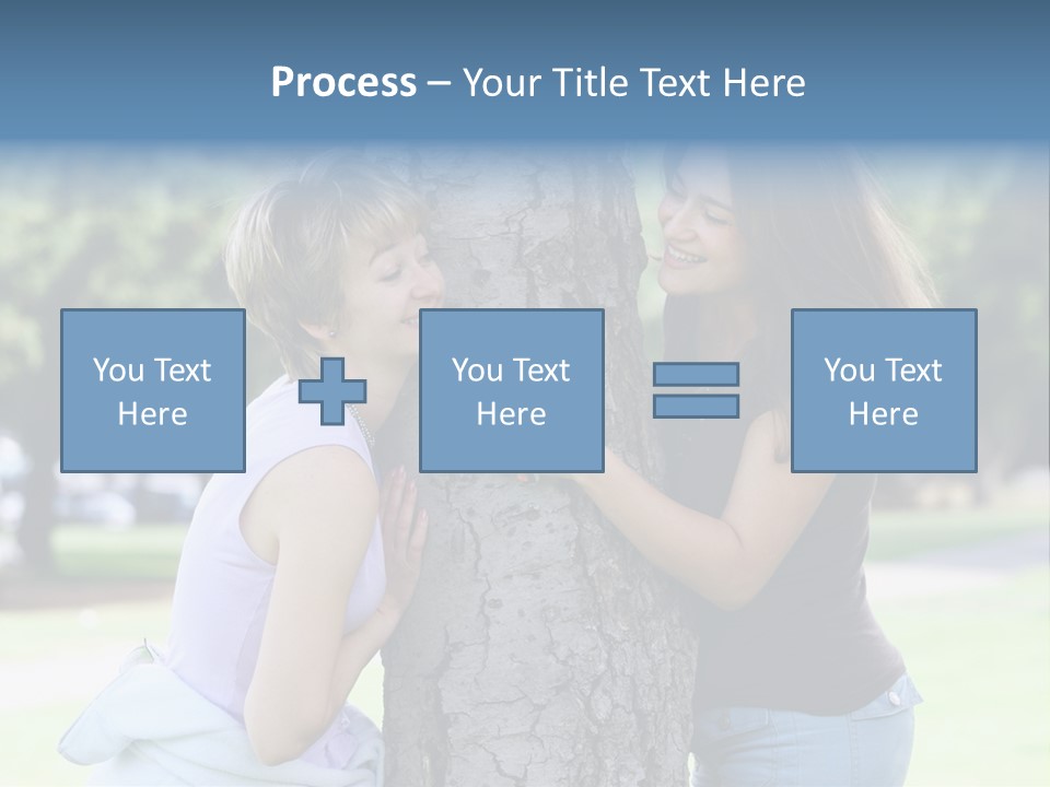 Friends In The Park PowerPoint Template