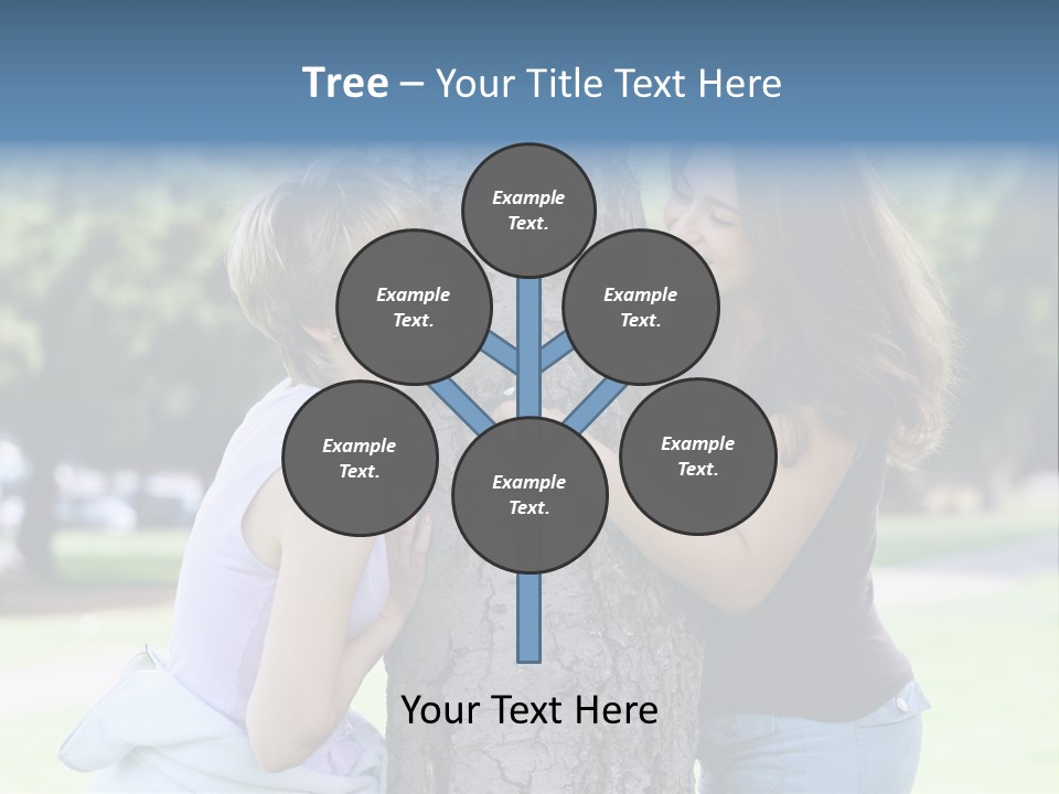 Friends In The Park PowerPoint Template