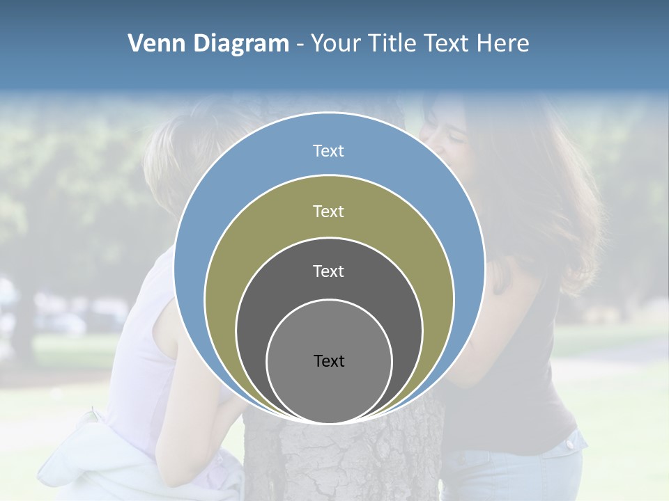 Friends In The Park PowerPoint Template