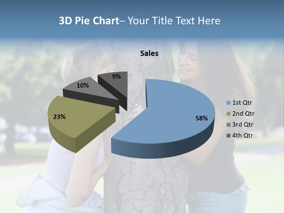Friends In The Park PowerPoint Template