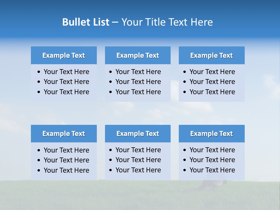 A Manager Sitting On A Chair In Nature PowerPoint Template