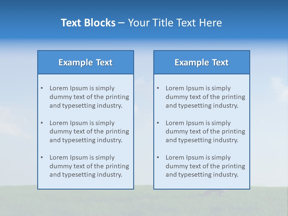 A Manager Sitting On A Chair In Nature PowerPoint Template