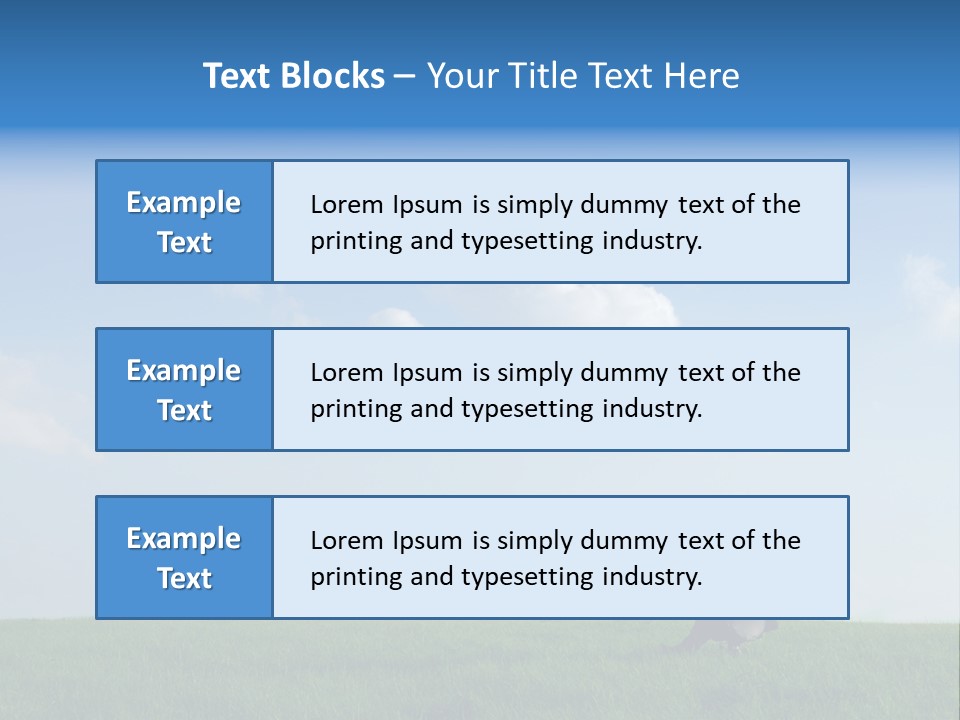 A Manager Sitting On A Chair In Nature PowerPoint Template