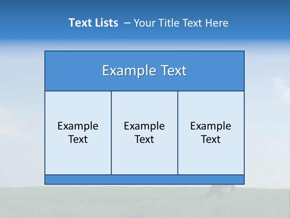 A Manager Sitting On A Chair In Nature PowerPoint Template