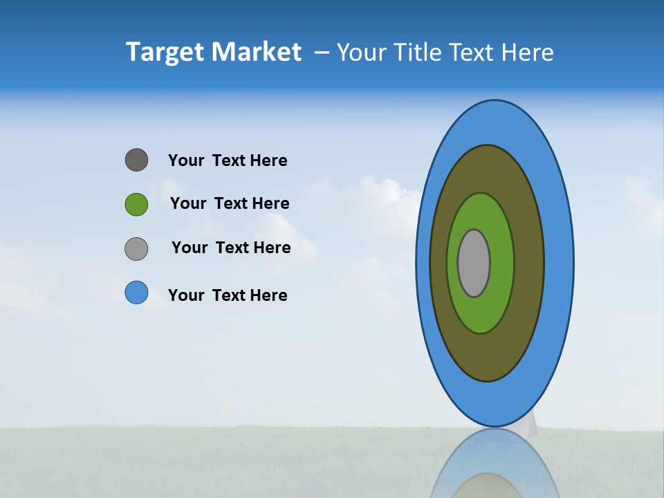 A Manager Sitting On A Chair In Nature PowerPoint Template