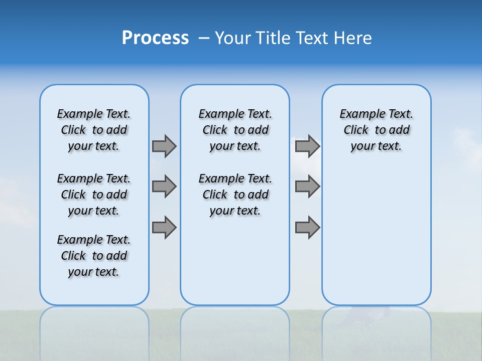 A Manager Sitting On A Chair In Nature PowerPoint Template