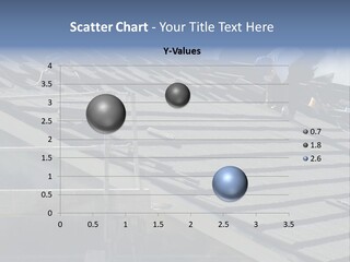 Roofer Laying Tile Shingles On A New Home PowerPoint Template