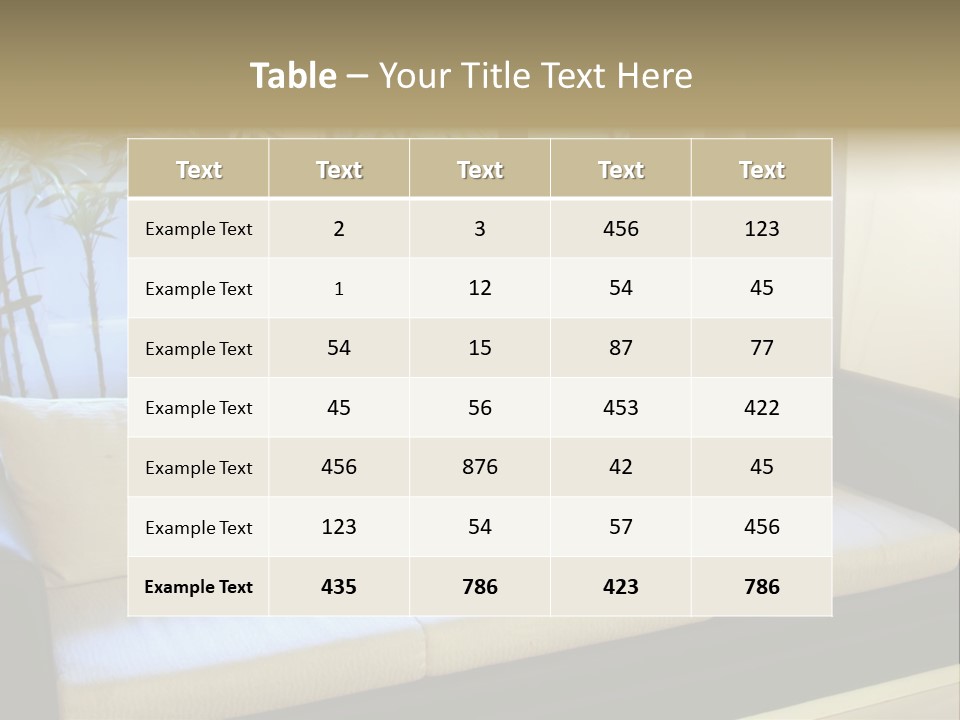 Living Room Waiting Room With Elegant Modern Black And White Design PowerPoint Template