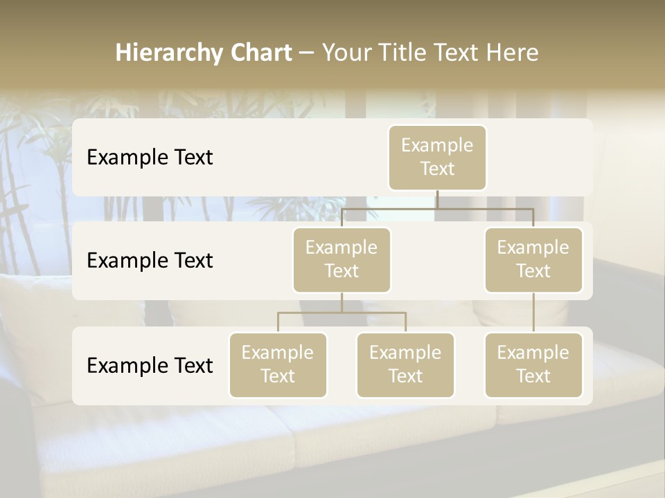 Living Room Waiting Room With Elegant Modern Black And White Design PowerPoint Template