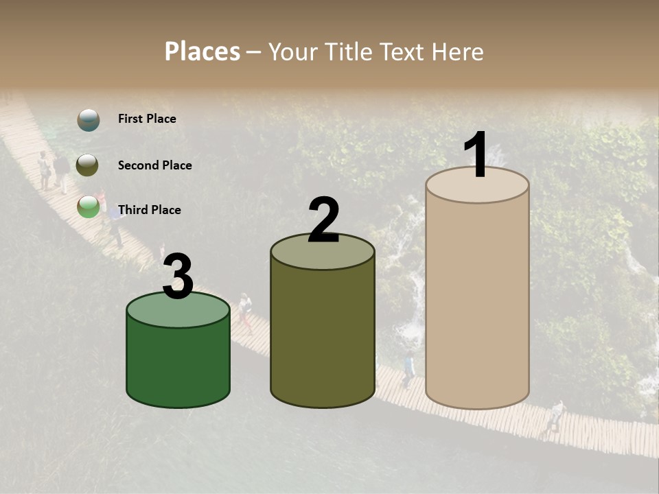 The National Park Plitvicka Lake - Croatia PowerPoint Template