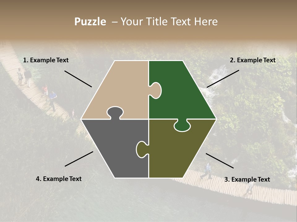 The National Park Plitvicka Lake - Croatia PowerPoint Template