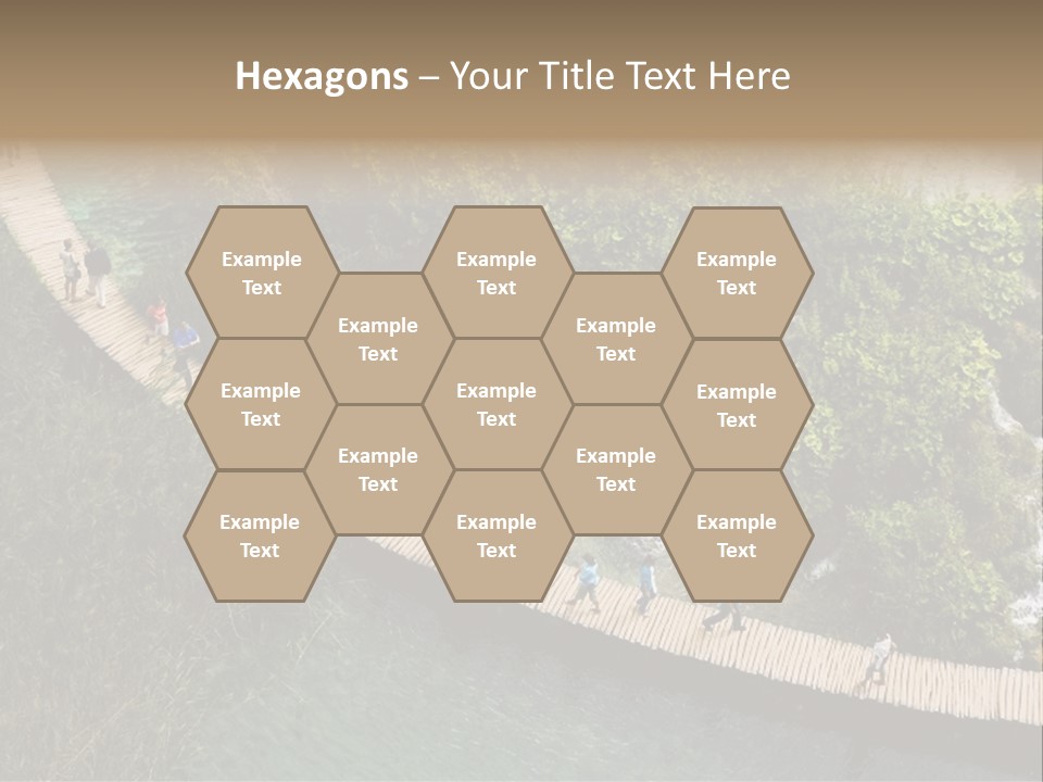 The National Park Plitvicka Lake - Croatia PowerPoint Template