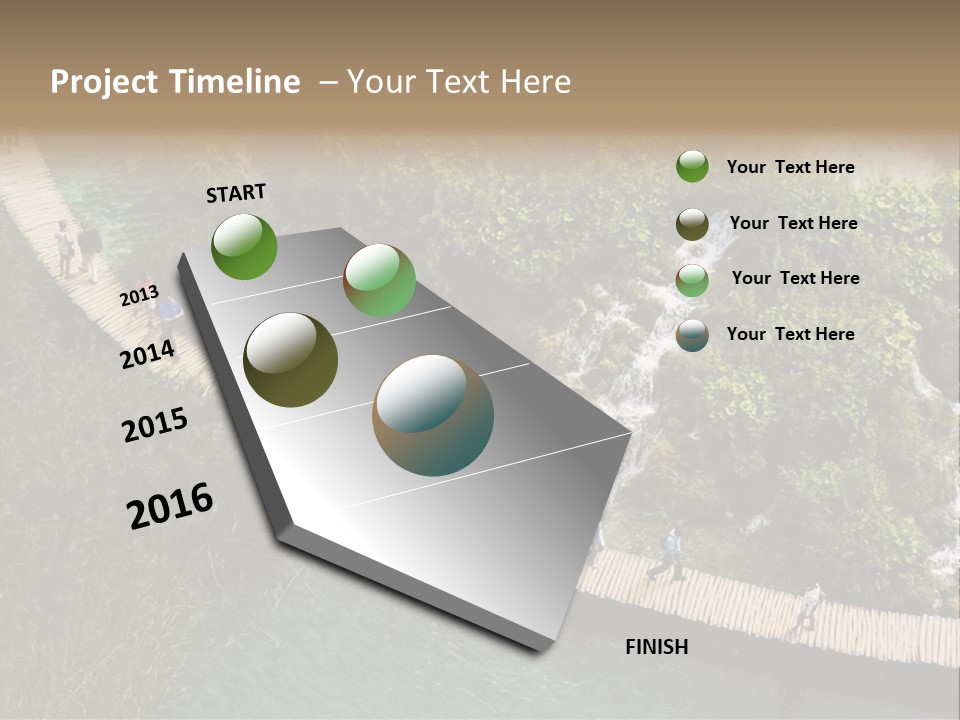 The National Park Plitvicka Lake - Croatia PowerPoint Template