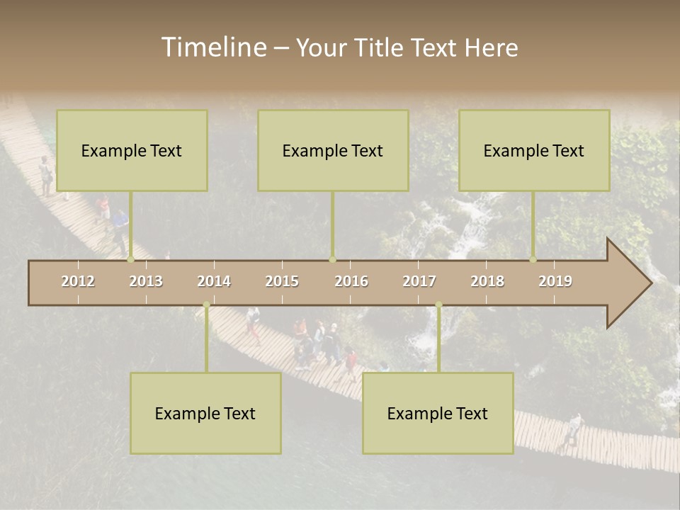 The National Park Plitvicka Lake - Croatia PowerPoint Template