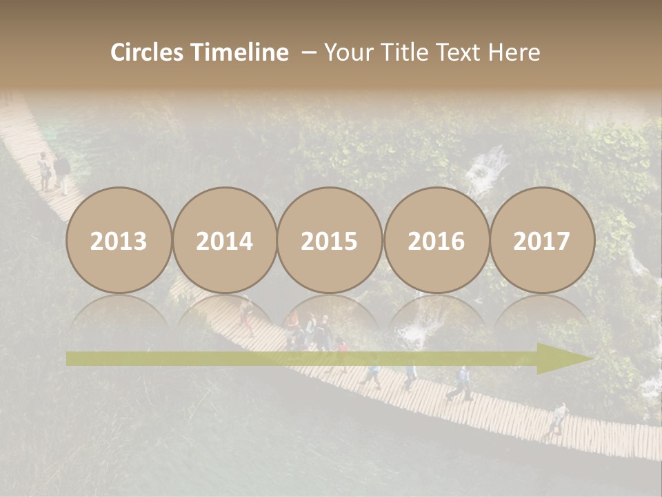 The National Park Plitvicka Lake - Croatia PowerPoint Template