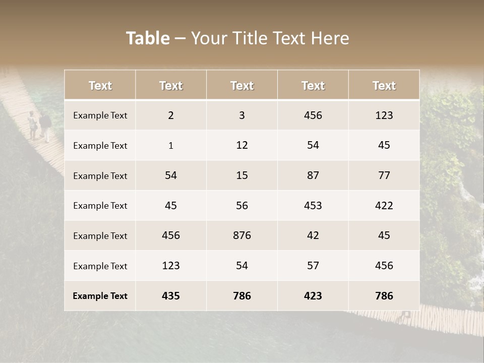 The National Park Plitvicka Lake - Croatia PowerPoint Template
