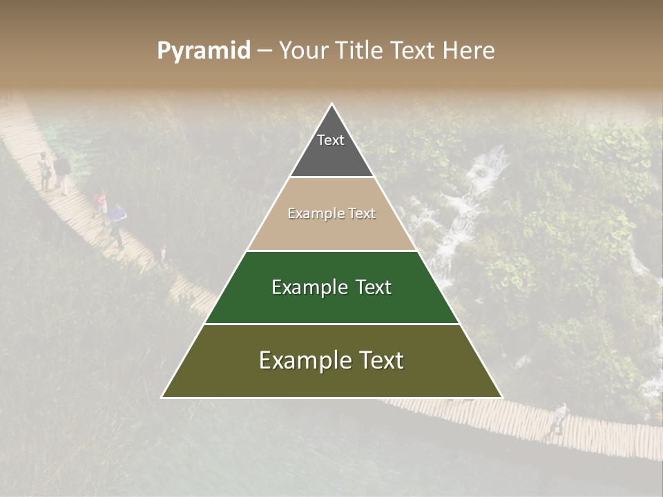 The National Park Plitvicka Lake - Croatia PowerPoint Template