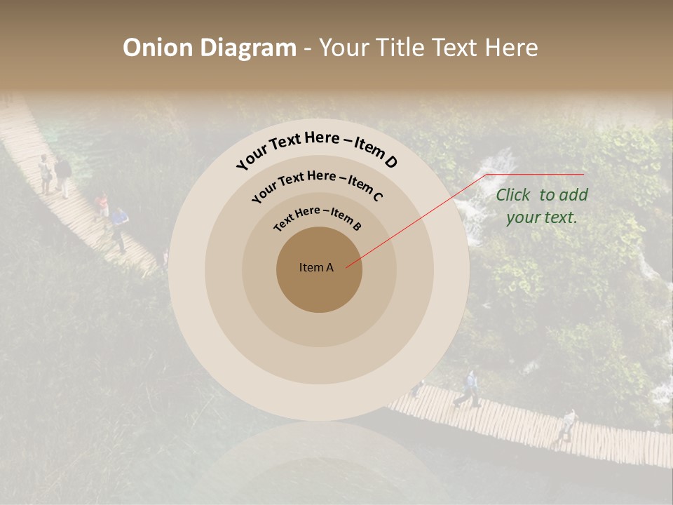 The National Park Plitvicka Lake - Croatia PowerPoint Template