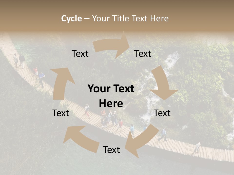 The National Park Plitvicka Lake - Croatia PowerPoint Template