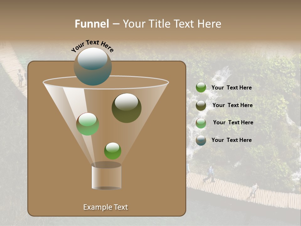 The National Park Plitvicka Lake - Croatia PowerPoint Template