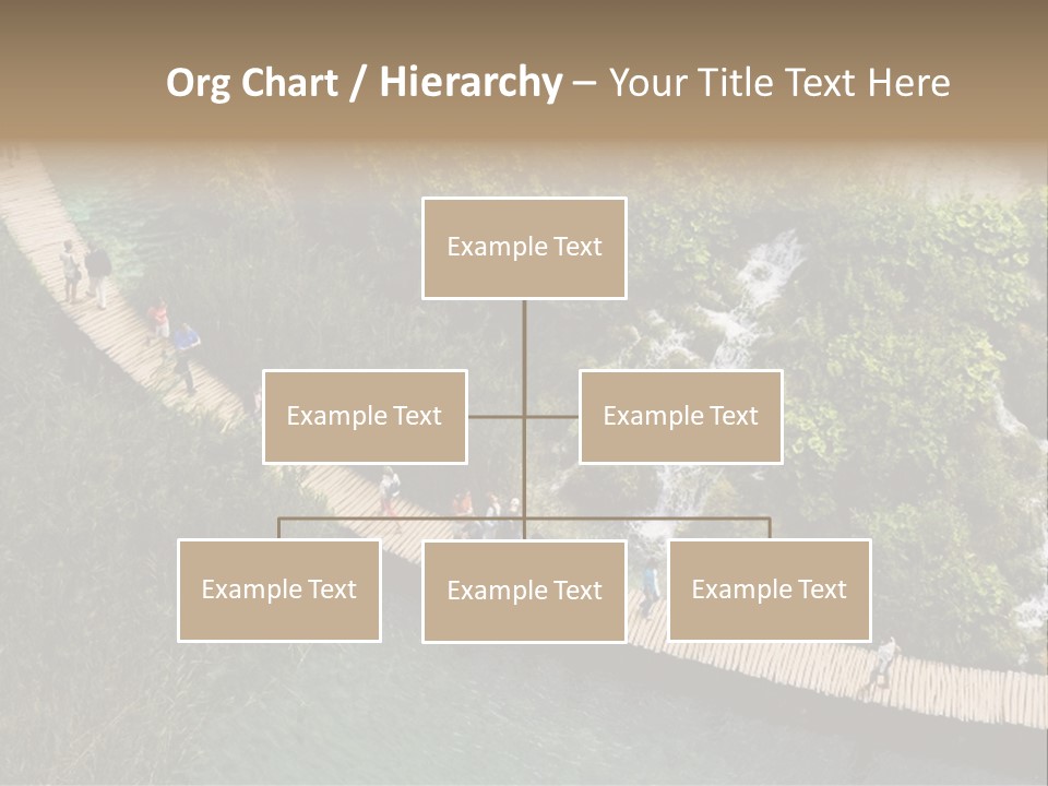 The National Park Plitvicka Lake - Croatia PowerPoint Template