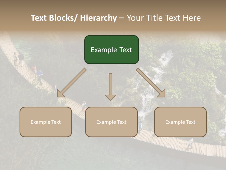 The National Park Plitvicka Lake - Croatia PowerPoint Template