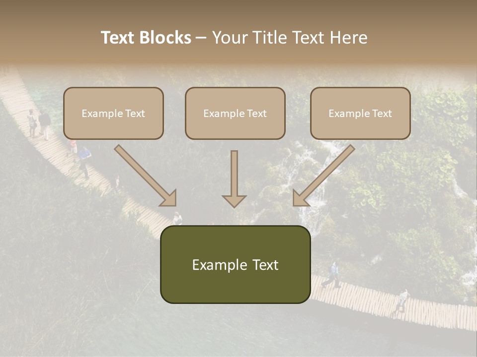 The National Park Plitvicka Lake - Croatia PowerPoint Template