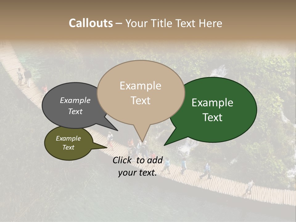 The National Park Plitvicka Lake - Croatia PowerPoint Template