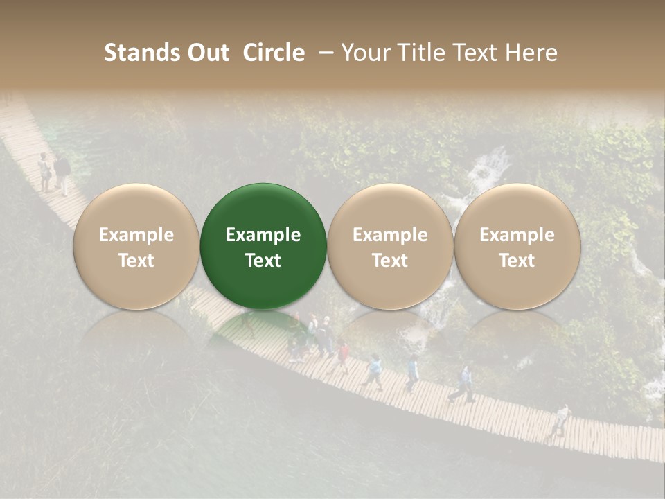 The National Park Plitvicka Lake - Croatia PowerPoint Template