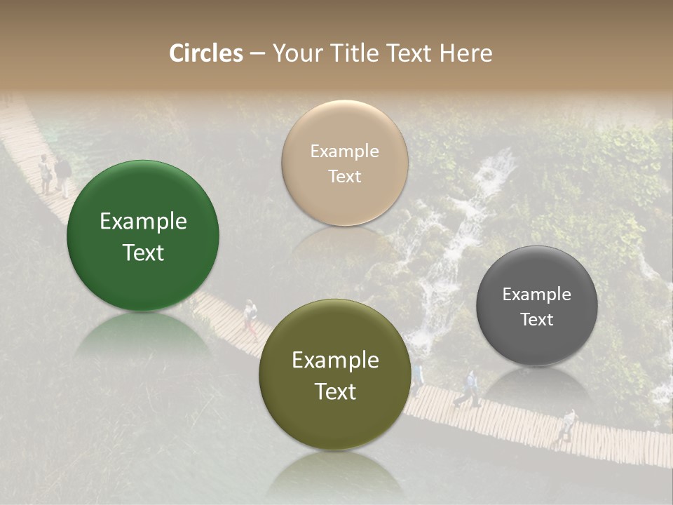 The National Park Plitvicka Lake - Croatia PowerPoint Template