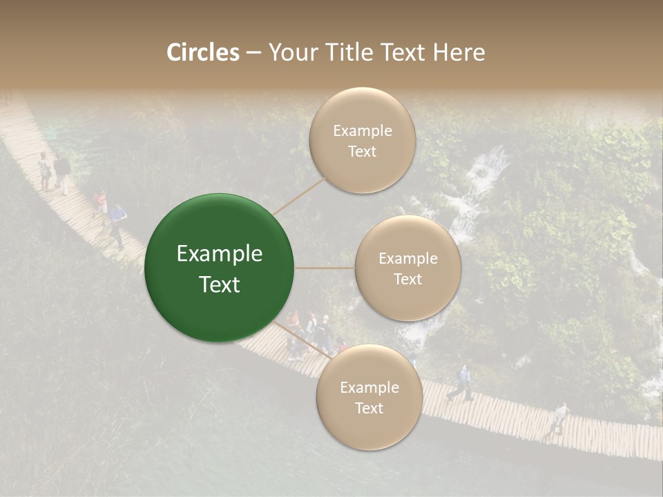 The National Park Plitvicka Lake - Croatia PowerPoint Template