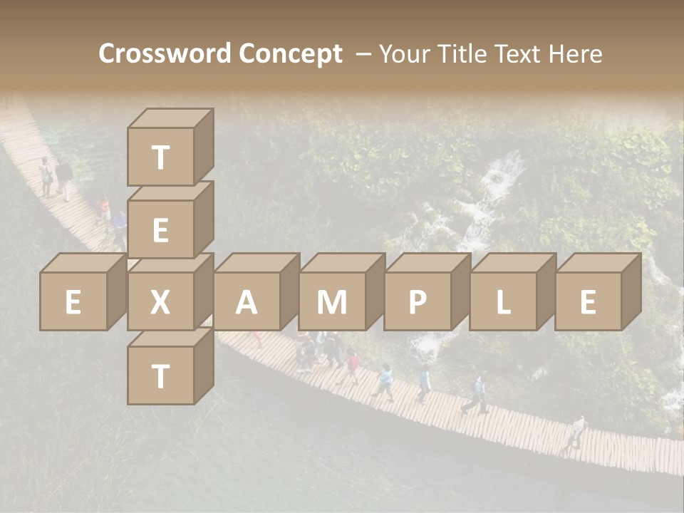 The National Park Plitvicka Lake - Croatia PowerPoint Template