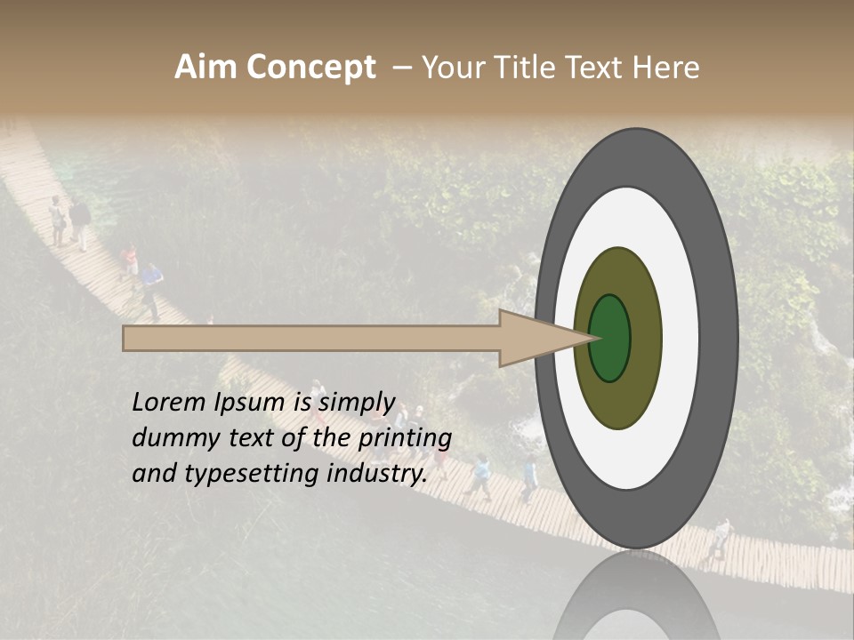 The National Park Plitvicka Lake - Croatia PowerPoint Template