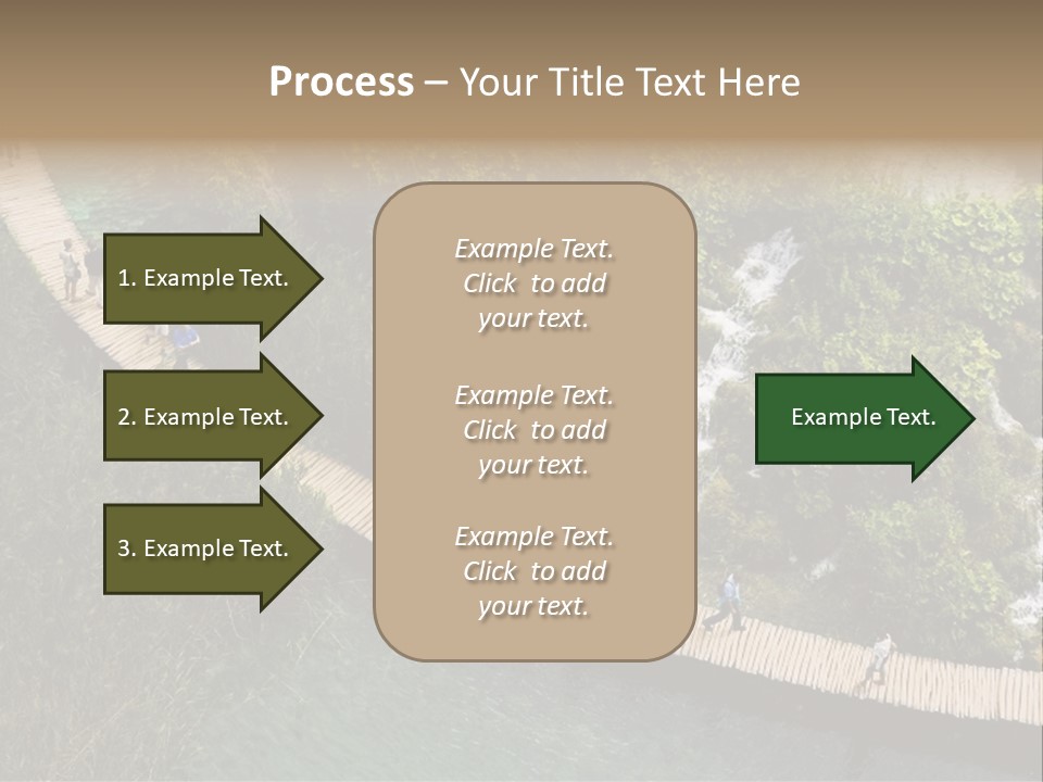 The National Park Plitvicka Lake - Croatia PowerPoint Template