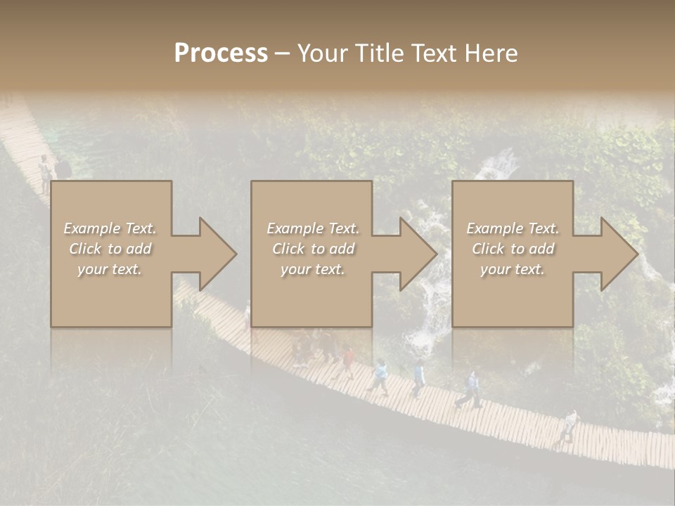 The National Park Plitvicka Lake - Croatia PowerPoint Template