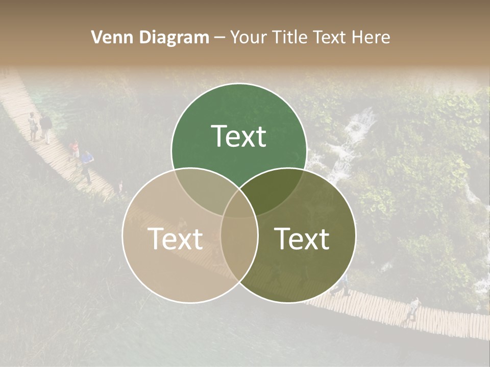 The National Park Plitvicka Lake - Croatia PowerPoint Template