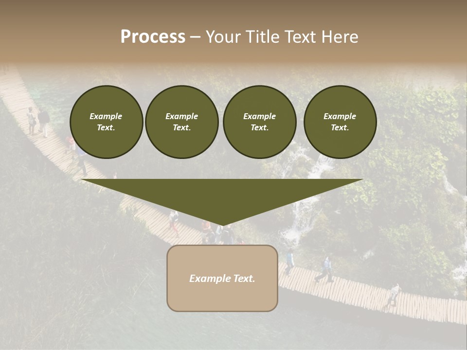 The National Park Plitvicka Lake - Croatia PowerPoint Template