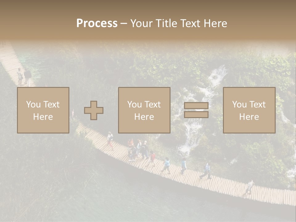The National Park Plitvicka Lake - Croatia PowerPoint Template