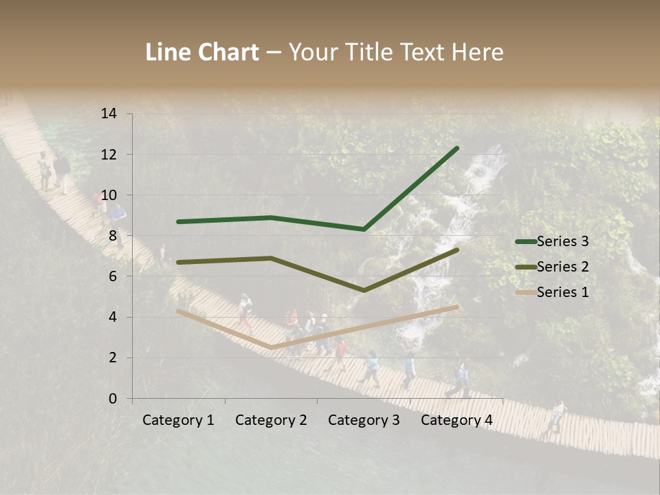 The National Park Plitvicka Lake - Croatia PowerPoint Template