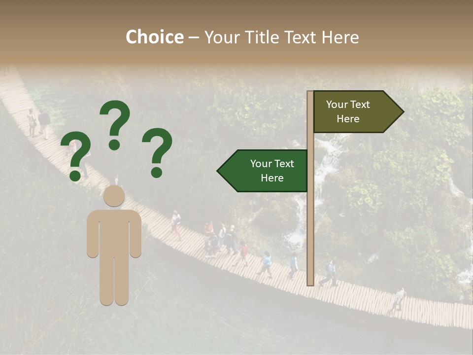 The National Park Plitvicka Lake - Croatia PowerPoint Template